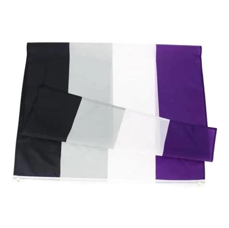 Asexual Pride Flag 5ftx3ft Premium Quality Indoor/outdoor Use LGBT Gay ...