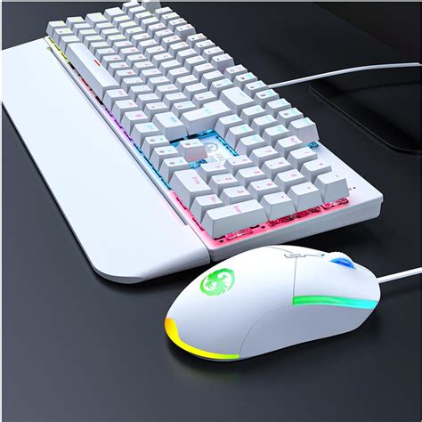 Kit Teclado Mecanico Mouse Gamer Redragon K552 Gaming Essentials Blanco ...