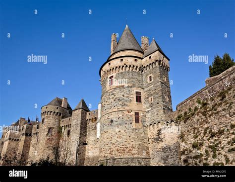 Vitre (Brittany, north-western France): the fortified castle, monument ...