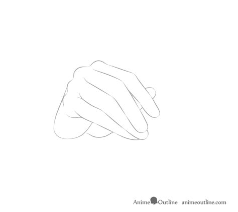 How to Draw Hands Holding Chopsticks Step by Step - AnimeOutline