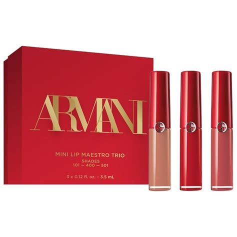 Armani Beauty Mini Lip Maestro Liquid Matte Lipstick Set | Best Makeup Gifts at Sephora in 2020 ...