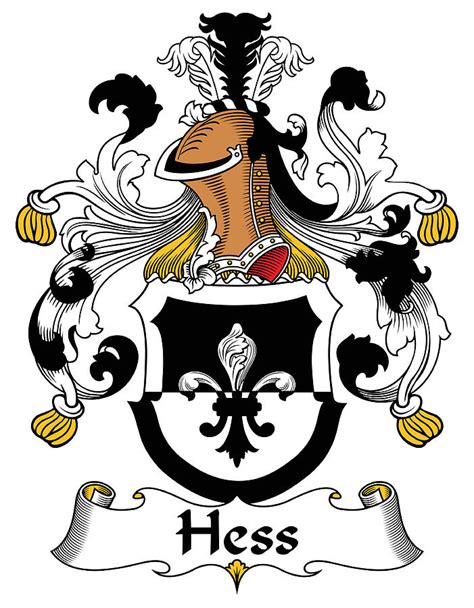 Hess Coat of Arms German Digital Art by Heraldry - Pixels