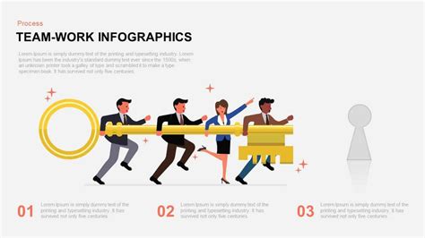 Infographic Teamwork PowerPoint Template and Keynote Slide