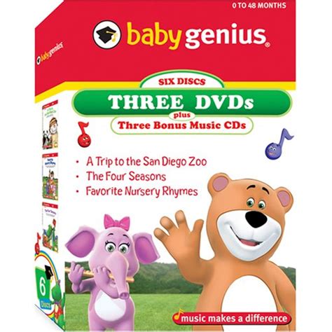 Amazon.com: Baby Genius 3 Pack - Volume 1 : Various, Baby Genius ...