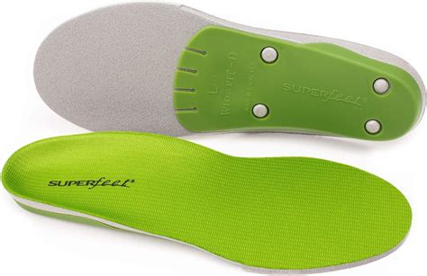 Amazon.com: Superfeet wideGREEN High Arch Orthotic Insoles for Wide ...