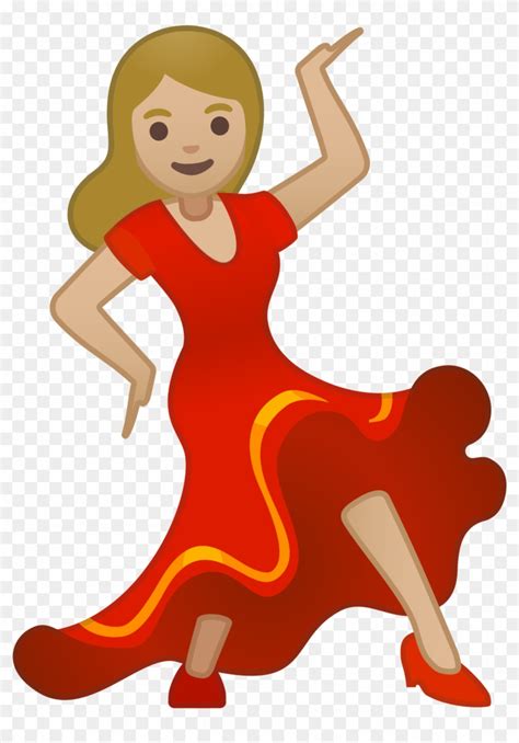 Open - Whatsapp Dancing Girl Emoji - Free Transparent PNG Clipart ...