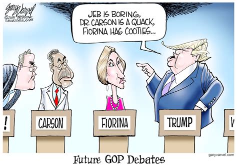 Political cartoon GOP 2016 debate | The Week