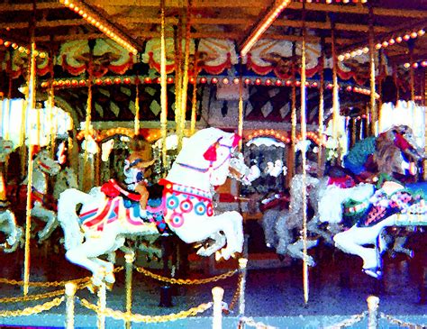 Carousel Horses at City Park Photograph by Ellie Darlene Guillot | Fine ...