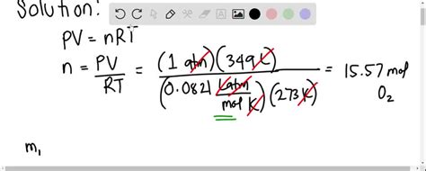 SOLVED: In the reaction, 2KClO3(s) âŸ¶ 2KCl(s) + 3O2(g) What mass of ...