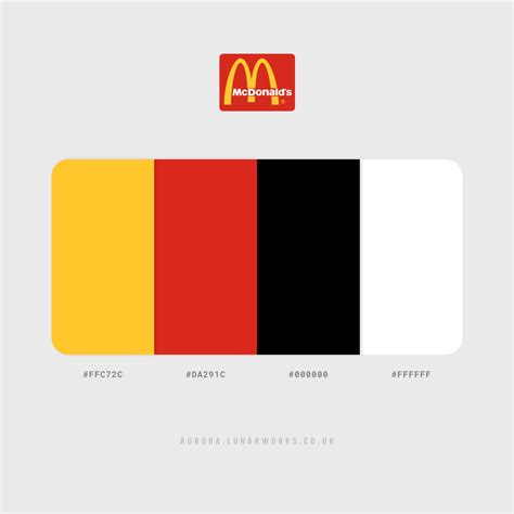 McDonald's Color Palette | Website color palette, Color design ...