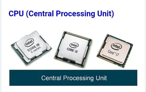 List Of Processing Devices Of Computer