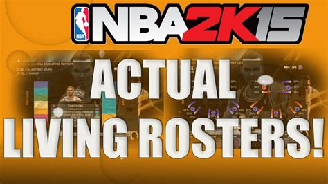 NBA 2K15 - Living Rosters! UPDATE THEM RATINGS 2K! - YouTube