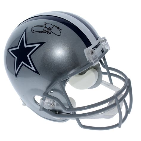 Emmitt Smith Dallas Cowboys Autographed Signed Riddell Full Size ...