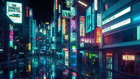 Cyberpunk, city, buildings, art, , background, 13377a, cyberpunk pc HD ...