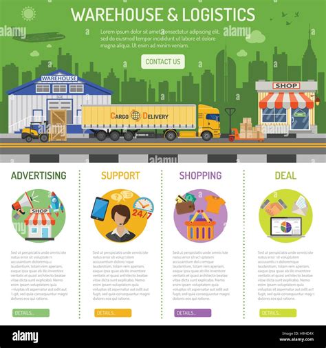 Warehouse and logistics infographics Stock Vector Image & Art - Alamy