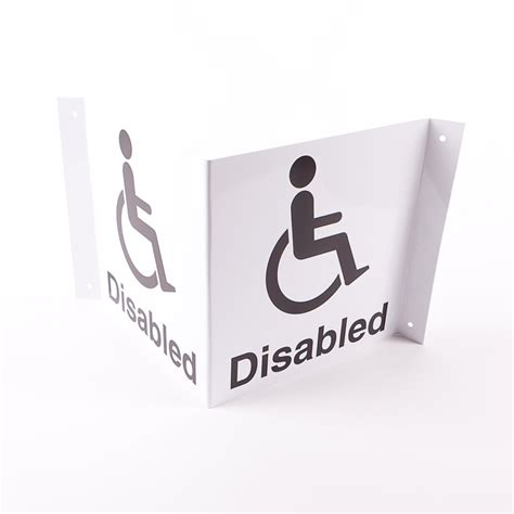 Projecting Disabled Toilet Signs - from Key Signs UK