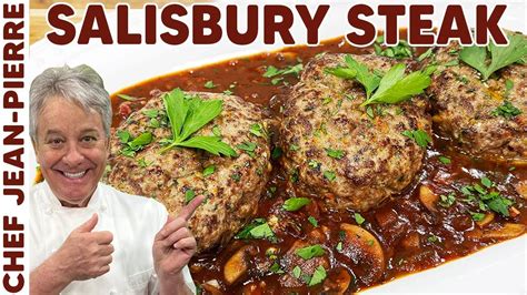 How To Make Salisbury Steak | Chef Jean-Pierre - YouTube in 2023 ...