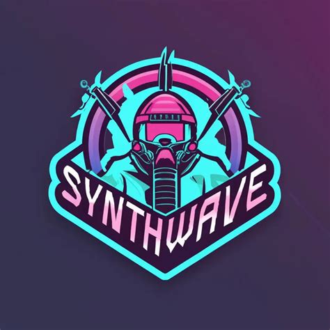 LOGO Design For SynthWave Since 2k24 Retro Typography with Futuristic ...