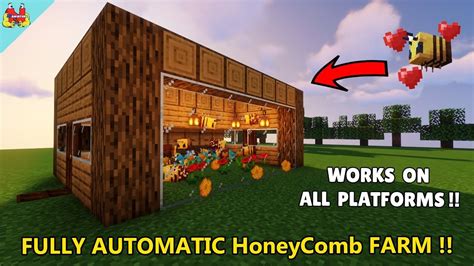 EASY Bee Farm in Minecraft - Automatic Honeycomb Farm Minecraft ( Minecraft Tutorial ...