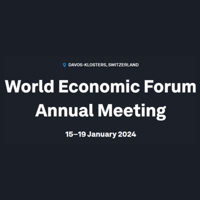 World Economic Forum Annual Meeting 2024 | HealthManagement.org