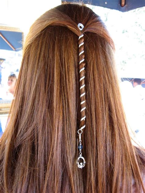 Hair Twister Mini 6" Hair Accessories, Metal Spiral Hair Wrap, Renaissance, Biker and Fashion ...