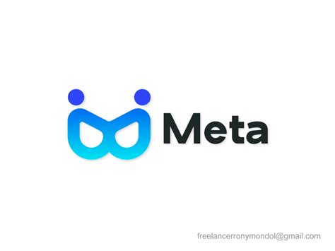 Meta logo | Business logo design, Modern logo, Business logo