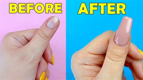 HOW TO MAKE FAKE NAILS FROM HOME MATERIALS in 5 minutes – EASY NAIL ...