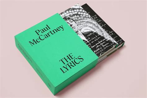 The Lyrics, Paul McCartney editorial design