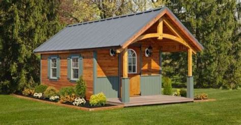 What do you think of these cute little AMISH Cabin Kits | Amish house, Amish cabins, Solar house ...