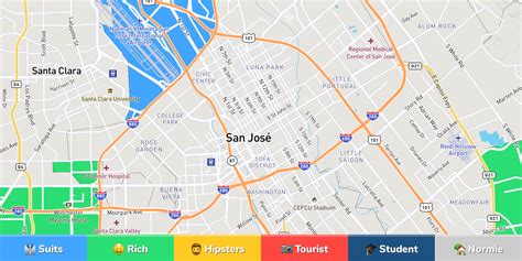 San Jose Neighborhood Map