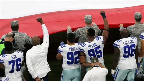 About 18 players protest during national anthem