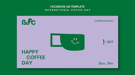 Free PSD | International coffee day social media promo template