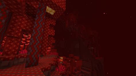 A screenshot of the crimson forest with my texture pack! : r/Minecraft