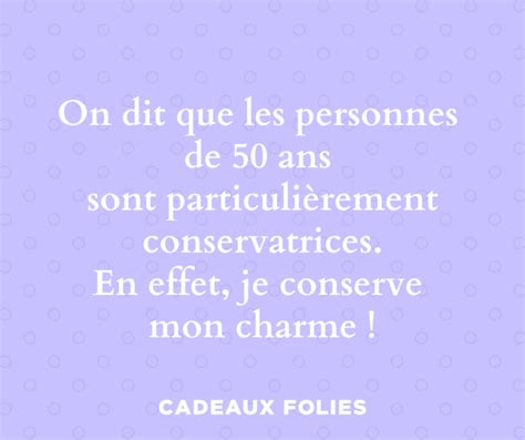 Anniversaire des 50 ans : citations drôles spécial cinquantaine