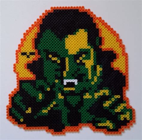 Perler Classic Horror Monster Dracula (adapted from a cross-stitch pattern) by Joanne Schiavoni ...