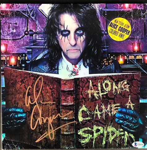 Lot Detail - Alice Cooper Signed "Along Came A Spider" Album Cover ...