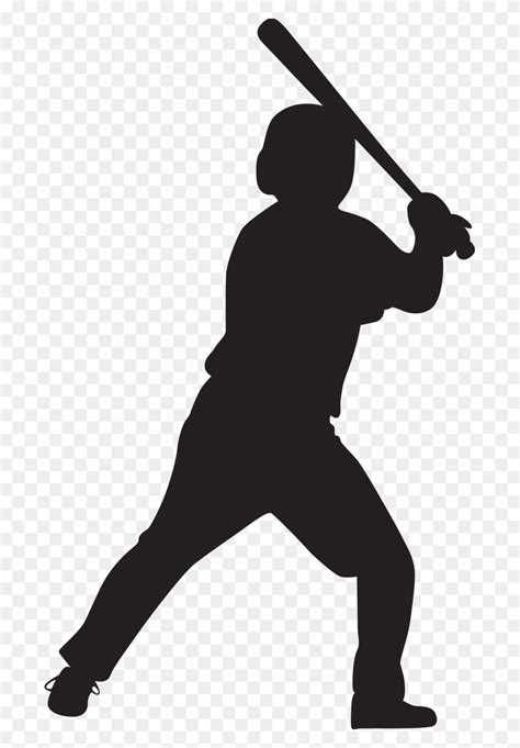 Download Baseball Player Silhouette Clipart Baseball Clip Art - Batter ...