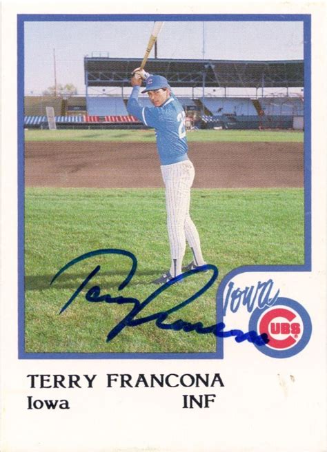 1986 PROCARDS PROJECT: TERRY FRANCONA