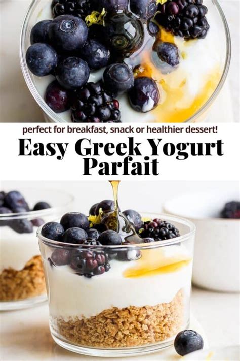 Greek Yogurt Parfait - The Wooden Skillet