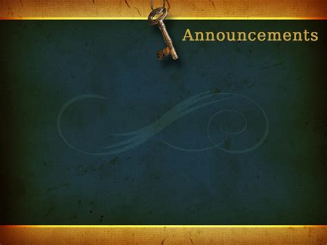 Announcement Background Powerpoint