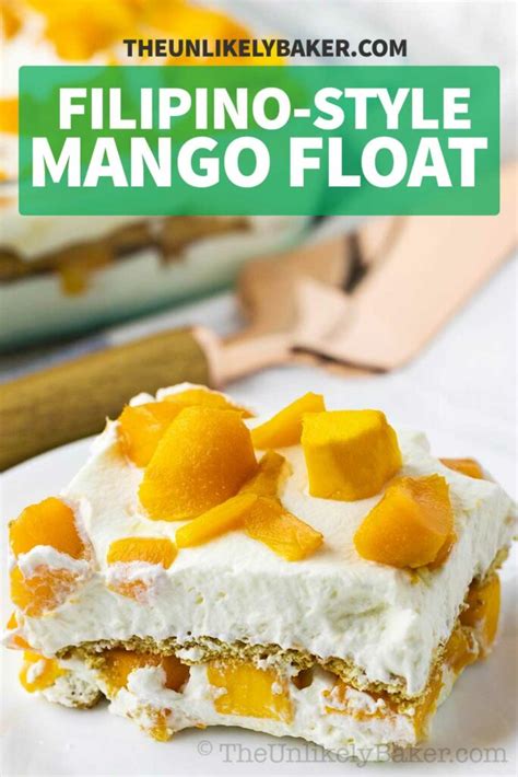 Mango Graham Cake - Filipino Mango Float (Video Recipe) - The Unlikely ...