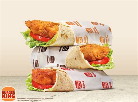 Burger King Reveals New BK Royal Crispy Wraps In Three Flavors - The ...