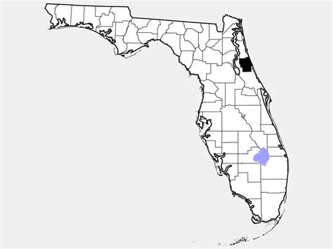 Flagler County, FL - Geographic Facts & Maps - MapSof.net