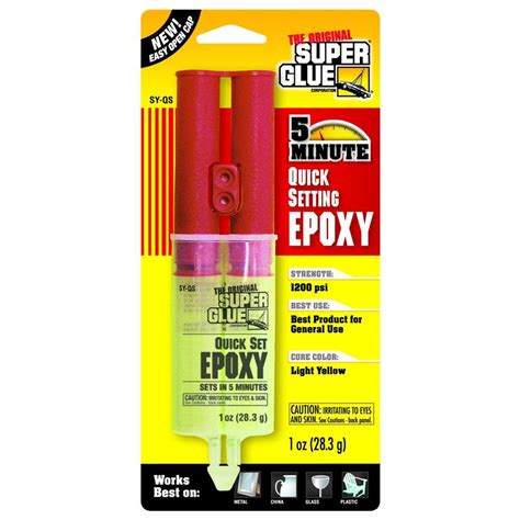 Super Glue 1 oz. Quick Setting Epoxy (12-Pack)-SY-QS - The Home Depot