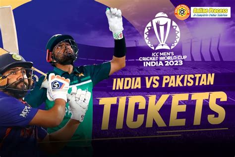 India Pakistan World Cup 2023 Tickets: How To Book - A Step By Step ...