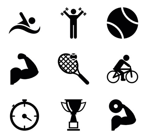 2,538 icon packs of sport | Free icon set, Sport icon, Pictogram