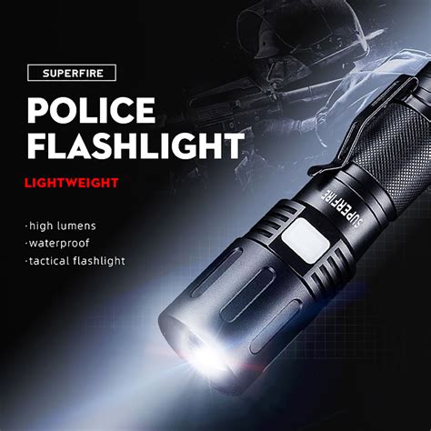 High Performance Military Tactical Flashlight - Superfire