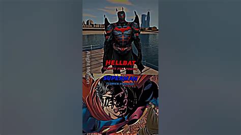 HELLBAT VS SUPERMAN#shorts#superman#batman#dc#comics - YouTube