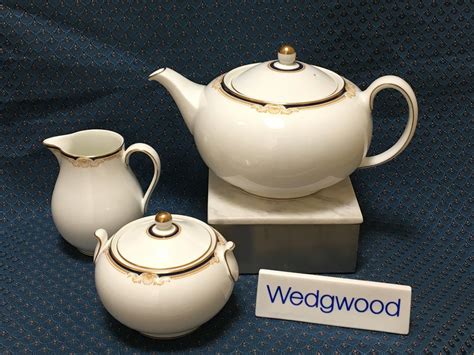 WEDGWOOD TEA SET Cavendish Pattern 4680 1982 2009 | Etsy Canada