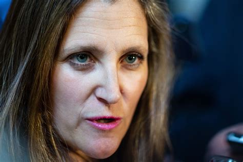 Chrystia Freeland says the new trade deal prevented possible widespread ...